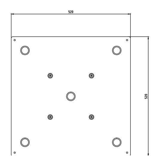 Светодиодная потолочная насадка для душа из нержавеющей стали Ama Luxury Shower URANO ARCH-00084671 - Вид №12