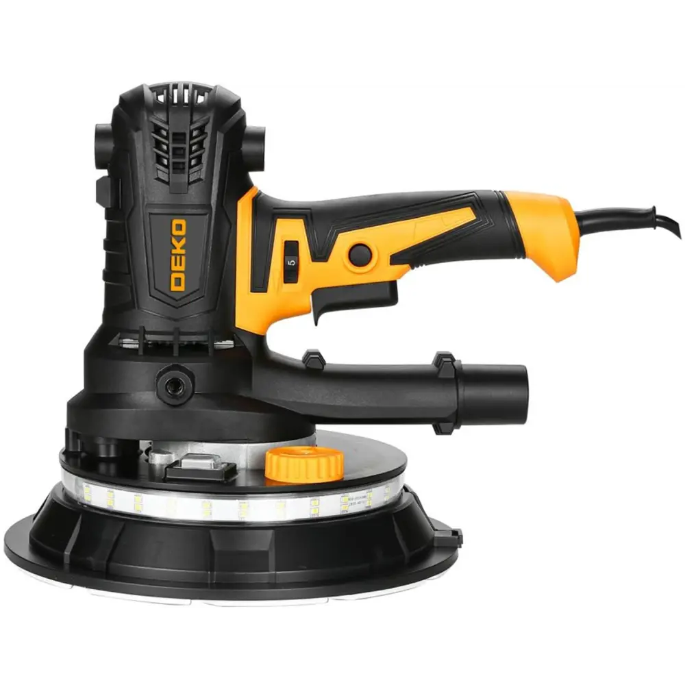 89370297 Машина шлифовальная для стен и потолков сетевая Deko DKWS950, 950 Вт, 180 мм STLM-0849740  - Вид №1