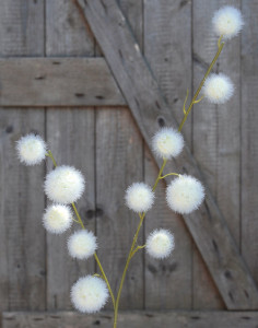 5535 778 a3 Искусственный спрей из плодов гомфокарпуса, 103 см, бежево-белый H-andreas