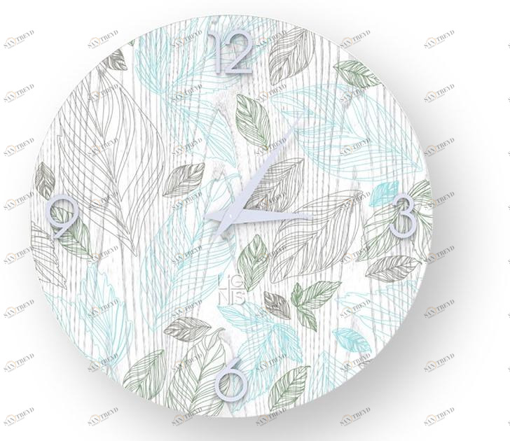 LIGNIS® Настенные часы из дерева с лепниной Dolcevita nature 10.057 / 10.135