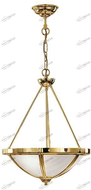 Possoni Illuminazione Люстра из чистого золота с опаловым стеклом Pablo 1993/3