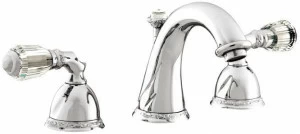 Bronces Mestre Смеситель для мойки на 3 отверстия с кристаллами swarovski® Oman