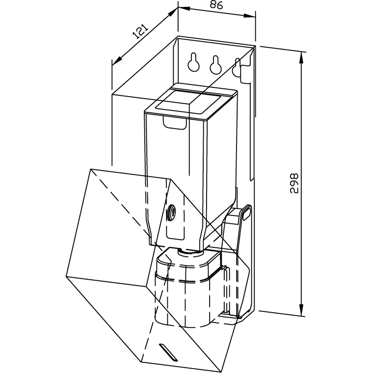 731308 Датчик-дозатор жидкого мыла WP102e-1 WAGNER_EWAR Wagner Ewar  - Вид №1