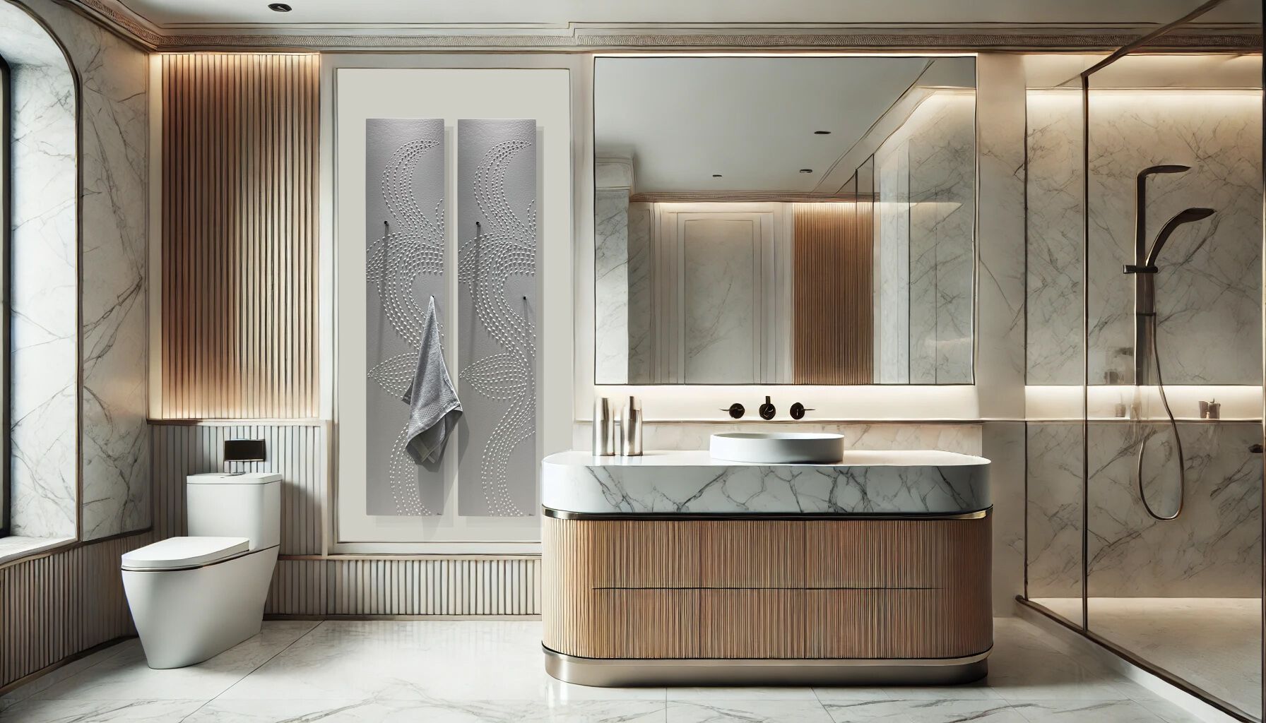 Полотенцесушитель Olycale® CINIER Sèche-Serviettes ARCH-00107087 - Вид №1