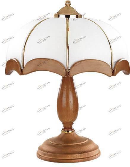 Лампа настольная коричневая Alfa Sikorka 769 ALFA SIKORKA 00-3906930 Коричневый 