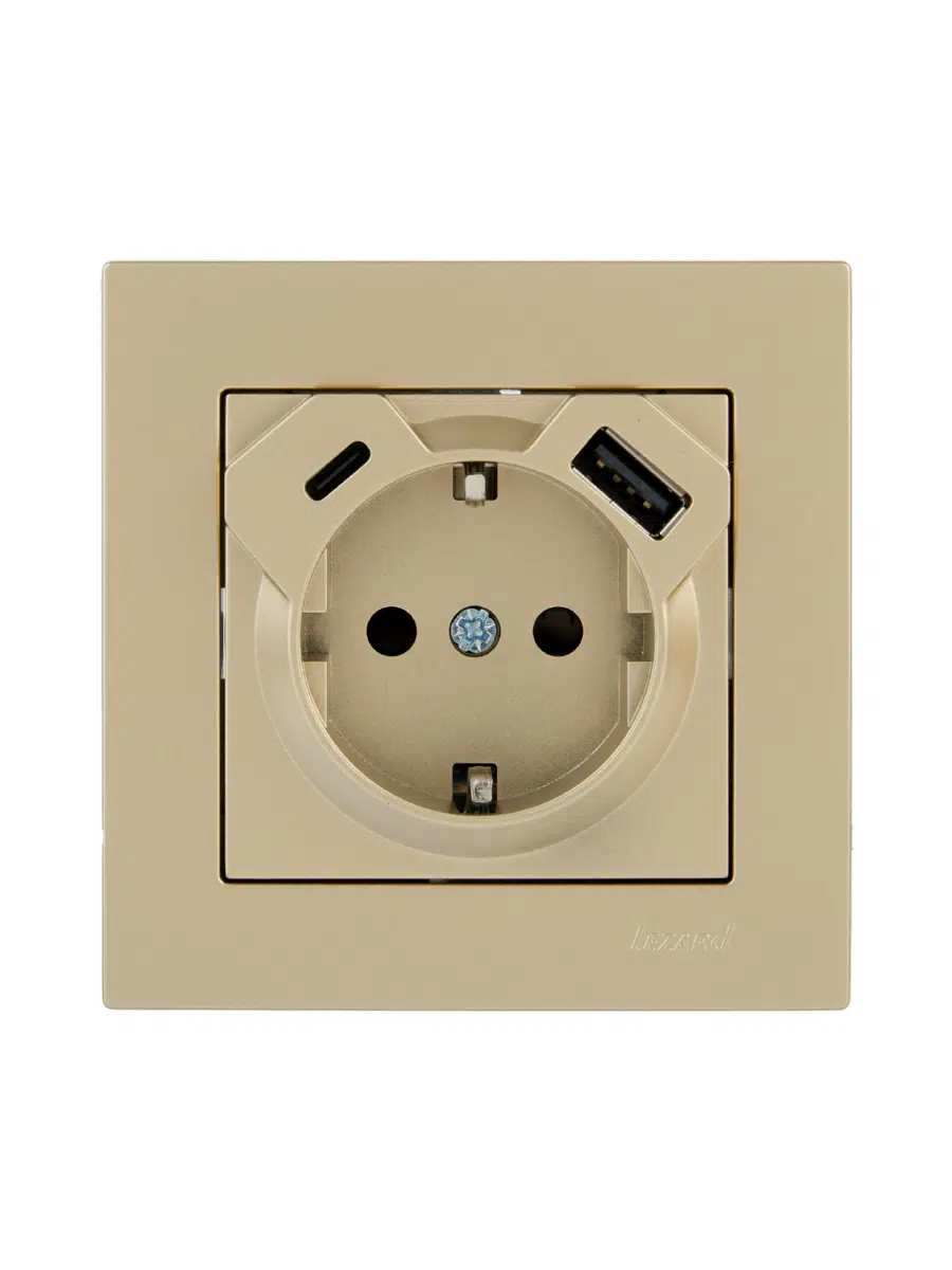 VESNA Рамка горизонтальная золото LEZARD 742-3600-146 - Вид №2