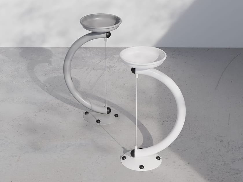 Стальная пепельница для общественных мест DIMCAR ARCH-00019745