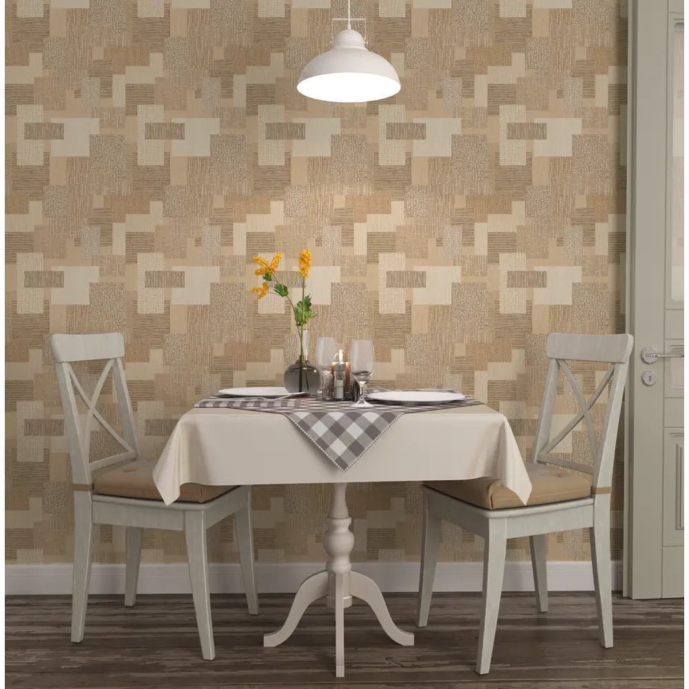 Обои виниловые Palitra Home Sahara бежевые 0.53 м 196-28 STLM-2208095 - Вид №2