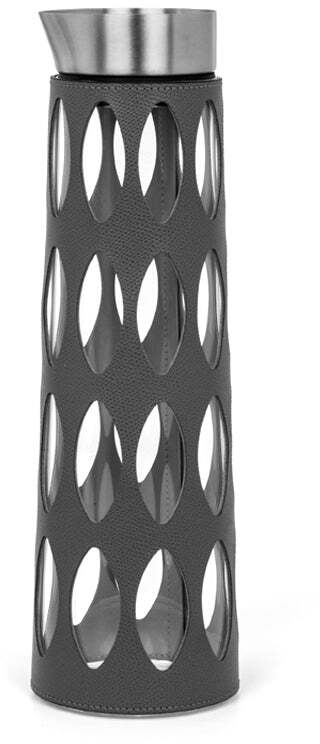 Графин Marghe - 1,5 л - Ø 10X В 34,5 см / зернистая кожа_светло-серый