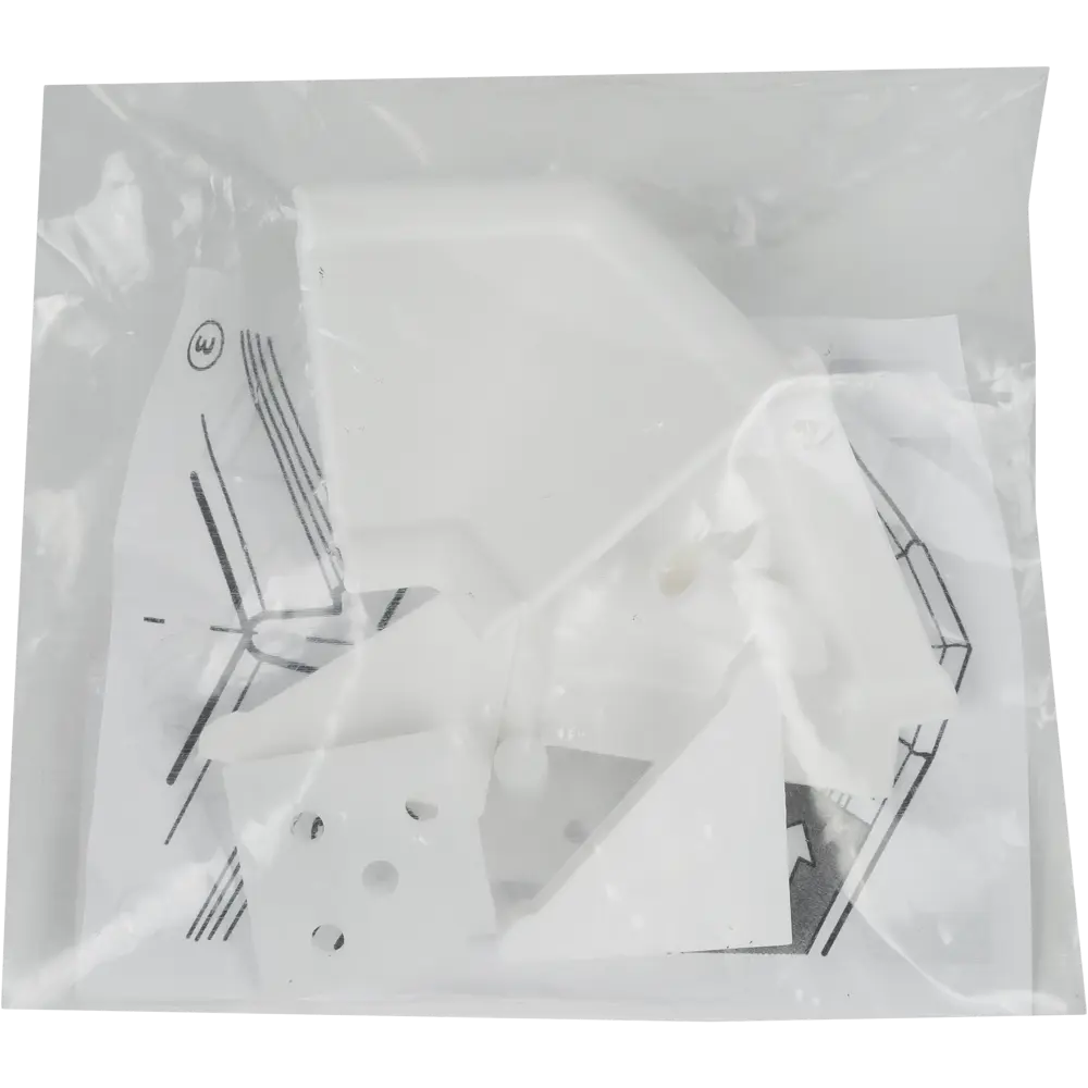 Комплект для установки плинтуса, цвет белый Santreyd STLM-2090847 - Вид №1