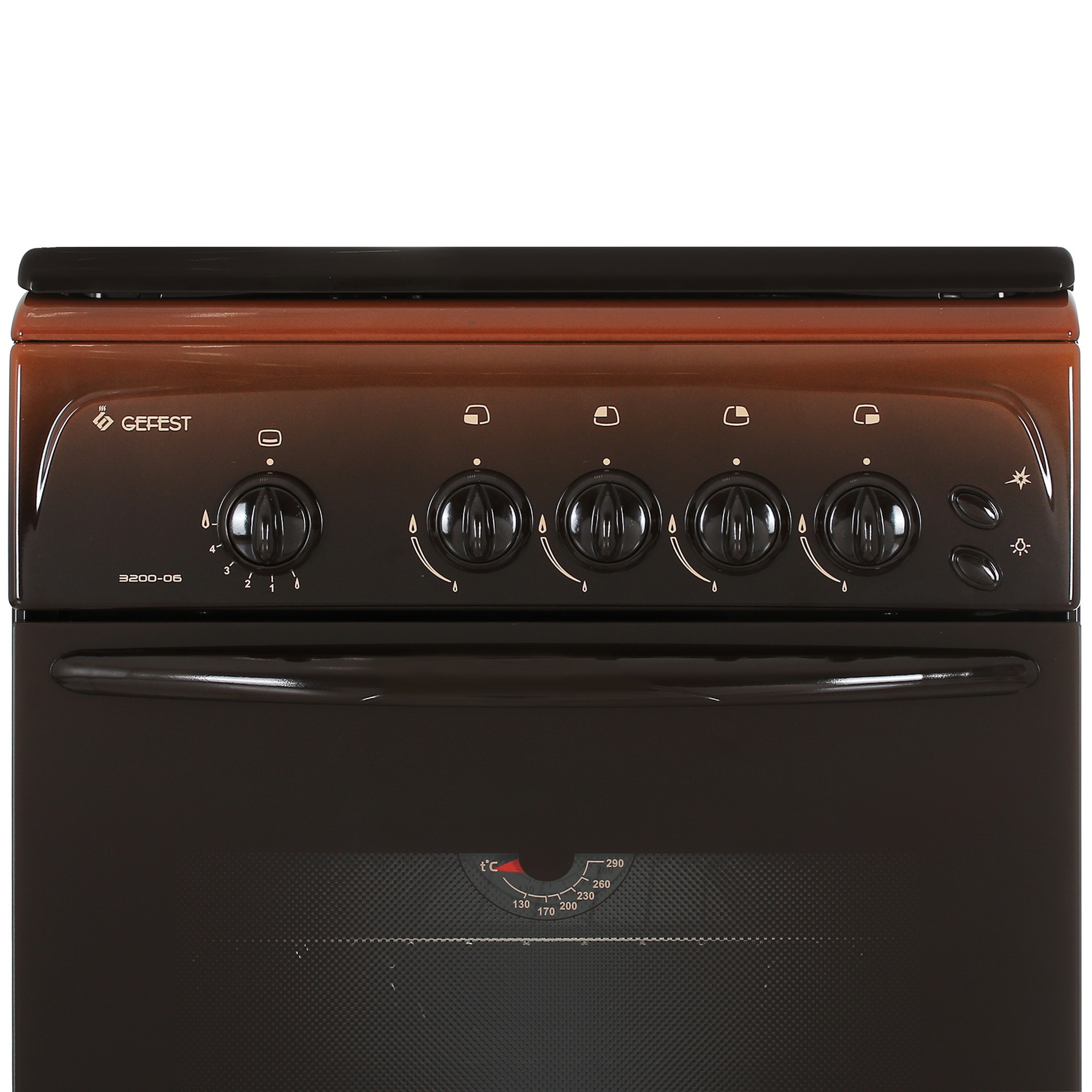 0174739 Газовая плита Gefest 3200-06 К19 коричневый STDN-0092747 - Вид №4