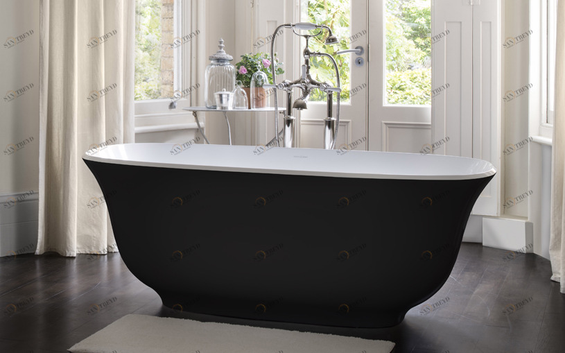 AMT-N-AN-NO Ванна отдельностоящая Victoria + Albert Amiata Anthracite