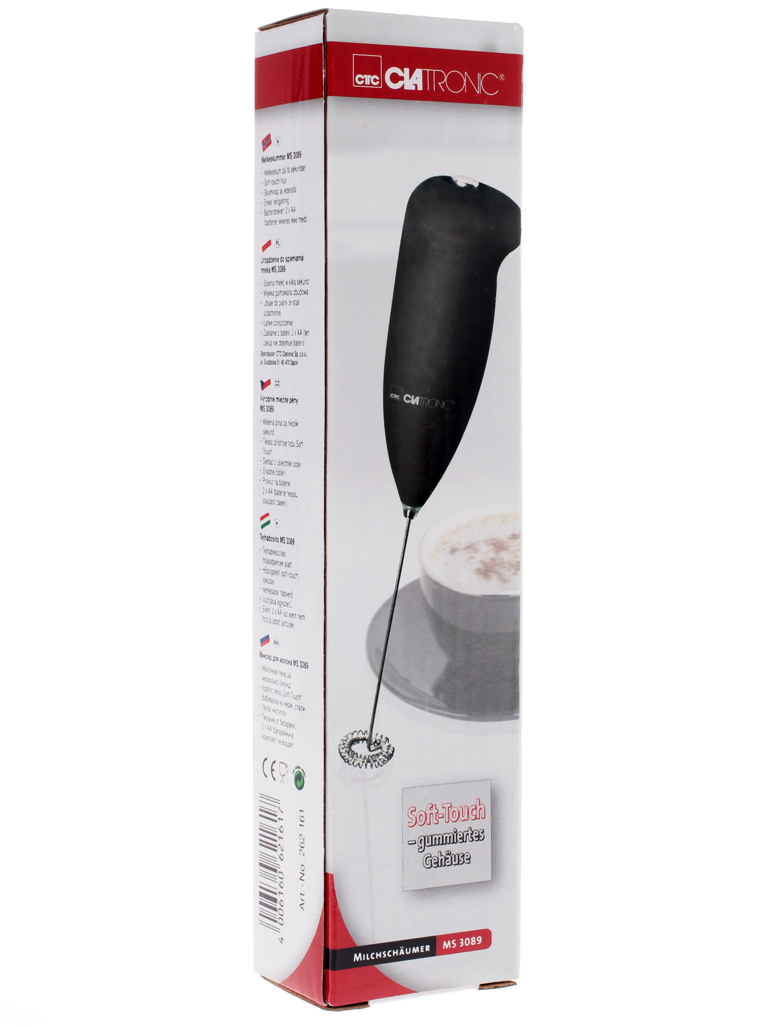 1074670 Капучинатор-вспениватель ручной Clatronic MS 3089 STDN-0144474 - Вид №4