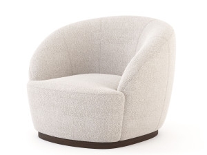 Мягкое кресло из микрофибры и бархата с подлокотниками