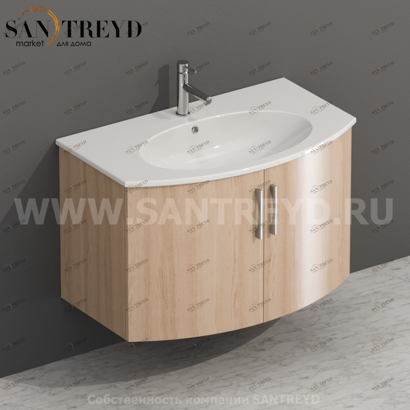 MDMA80Y6013 Тумба с двумя створками 78 см бежевая Globo 4ALL Италия Ceramica Globo