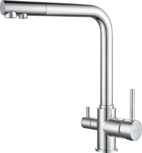 Кухонный смеситель 3611 хром GranFest
