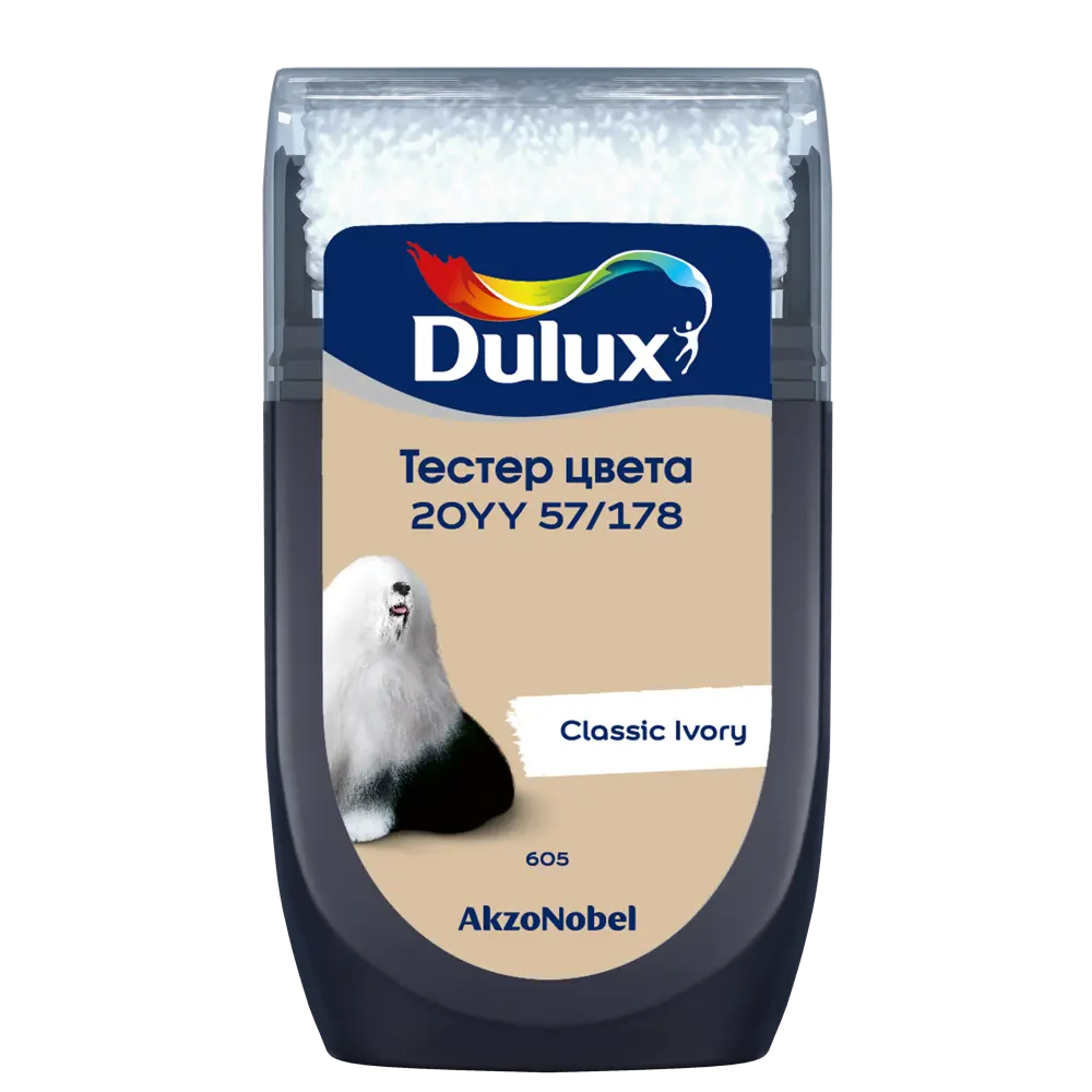 Тестер краски для стен Dulux 20YY 57/178 Classic Ivory 30 мл STLM-2070640 - Вид №1