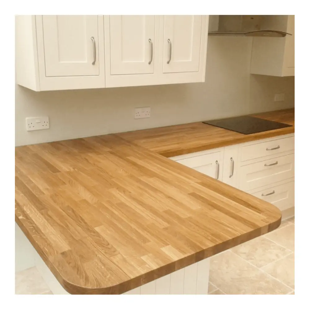 Столешница 120x4x60 см массив цвет ясень Santreyd STLM-2125384 - Вид №7