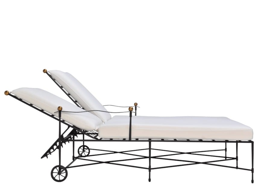 Кровать из нержавеющей стали с подлокотниками JANUS et Cie ARCH-00031015 - Вид №1