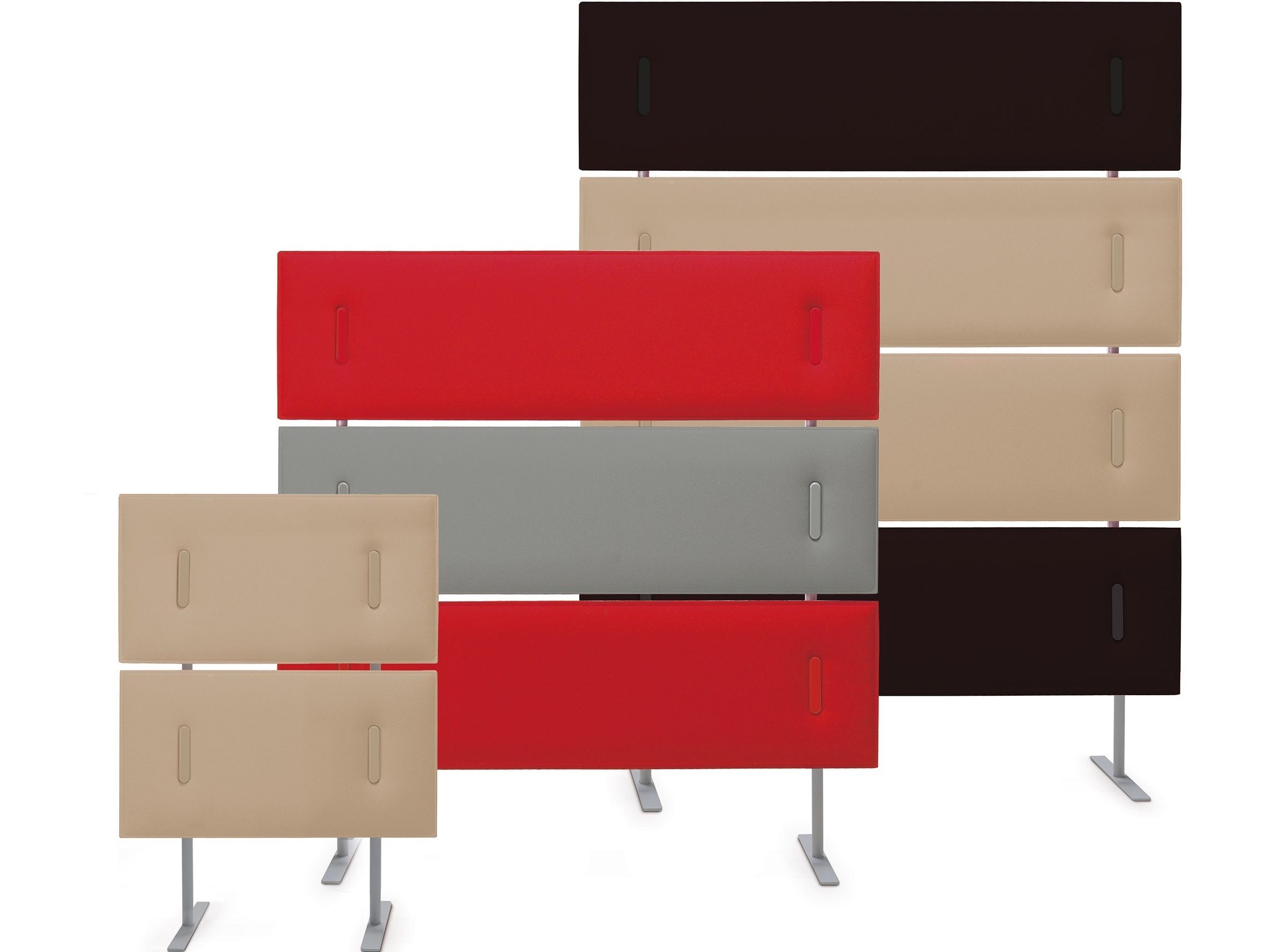 Звукопоглощающая офисная перегородка отдельно стоящая ткань Caimi Brevetti Snowsound Technology ARCH-00024906