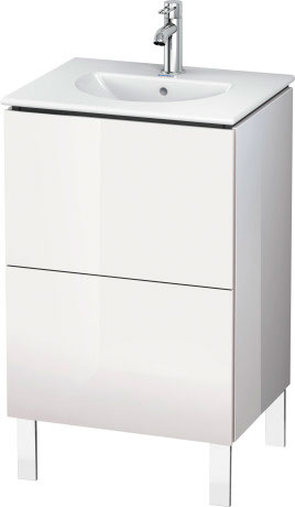 LC660407575 Тумбочка напольная L-Cube #LC6604 520 x 419 мм Лен, декор Duravit - Вид №1