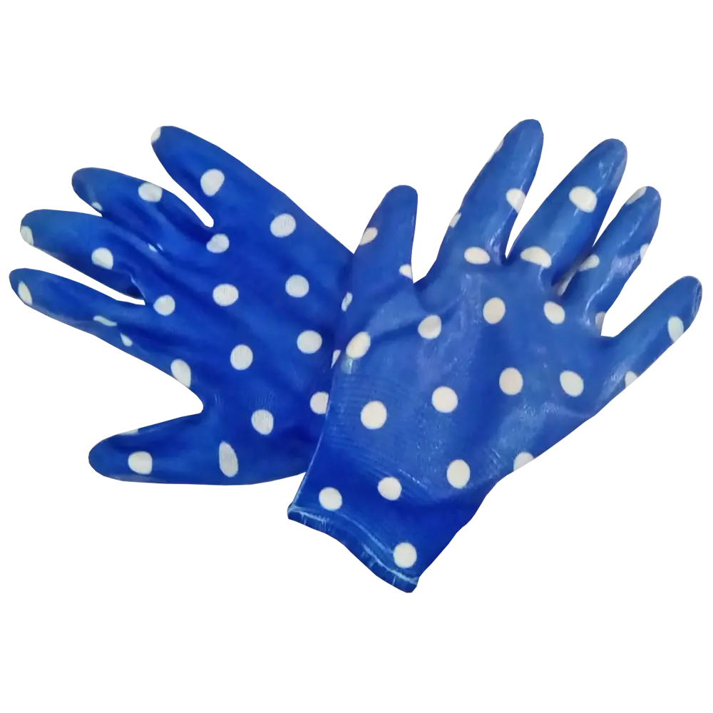 Садовые перчатки GARDEN FLOWERS с нитриловым покрытием для защиты рук 82842745 STLM-0036957