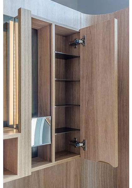 Vallvé Настенное зеркало с контейнером для ванной Mineral 5010731 - Вид №4