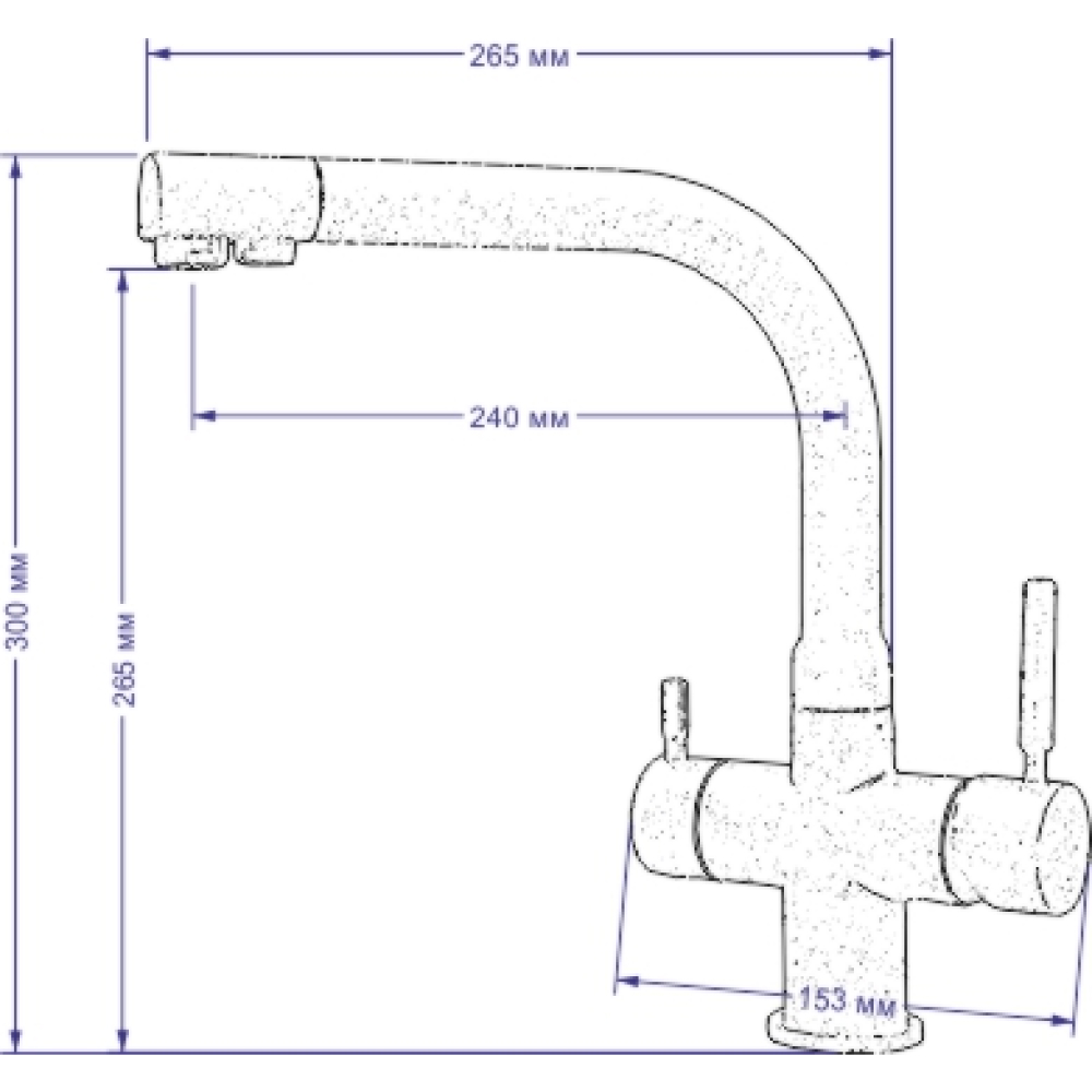 Кухонные смесители Barcelone SSL-5383-DG SEAMAN - Вид №1