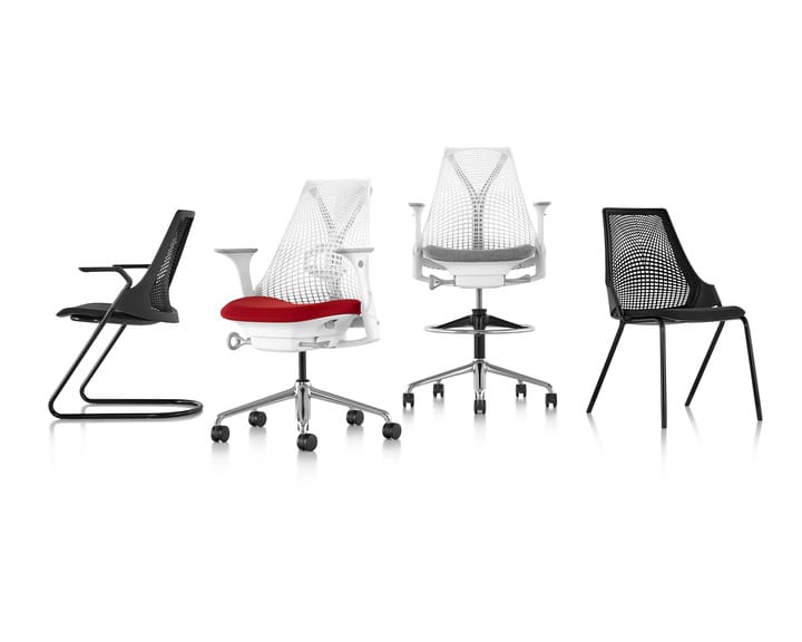 5 спиц подлокотник поворотный операционный офисный стул Herman Miller Sayl ARCH-00001394 - Вид №2