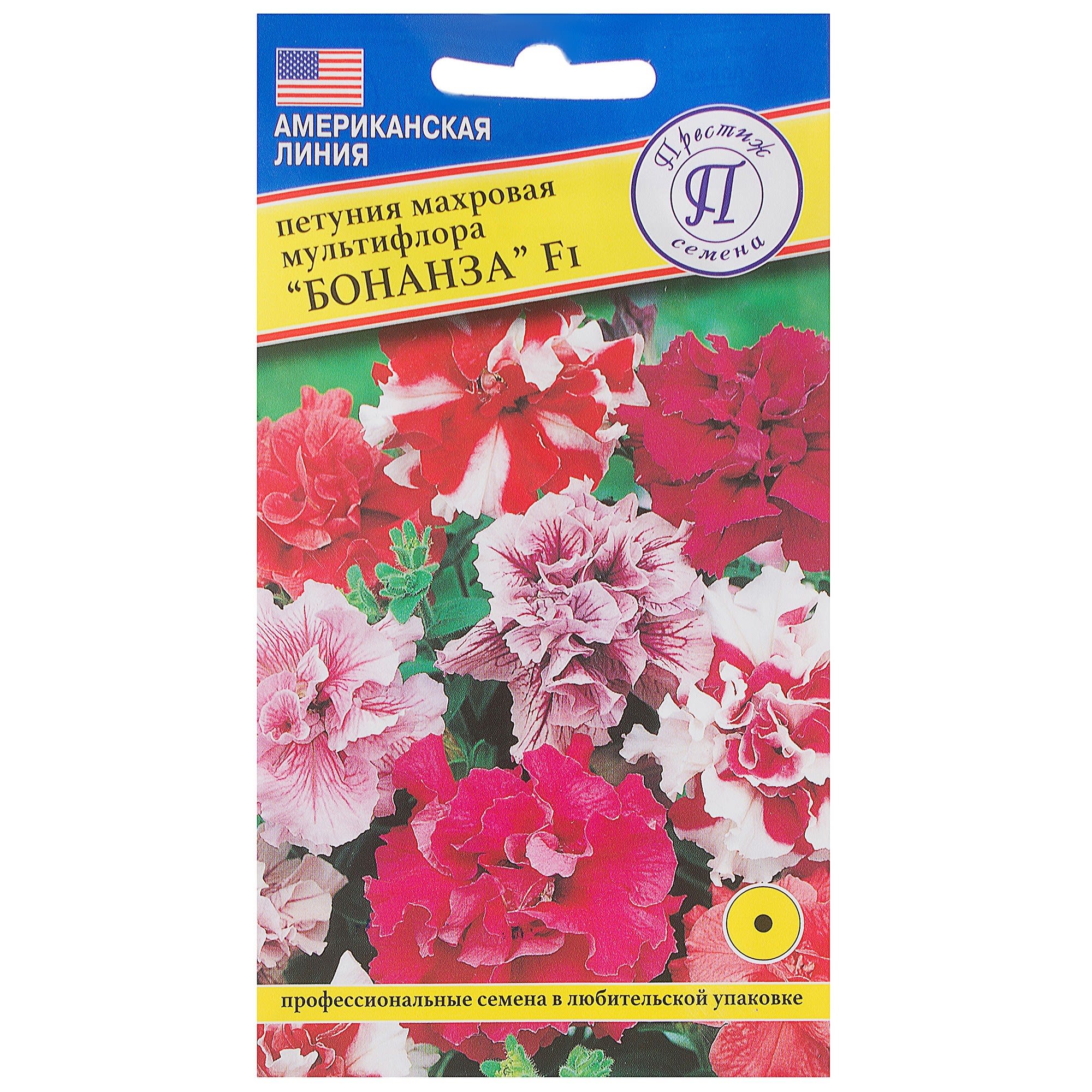 81931617 Петуния махровая мультифлора «Бонанза» F1, смесь окрасок Santreyd 