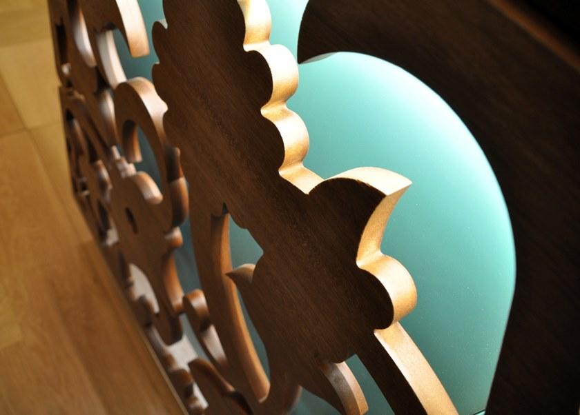 Arnaboldi Interiors Деревянная стойка администратора с подсветкой sun-id-1421474 - Вид №6