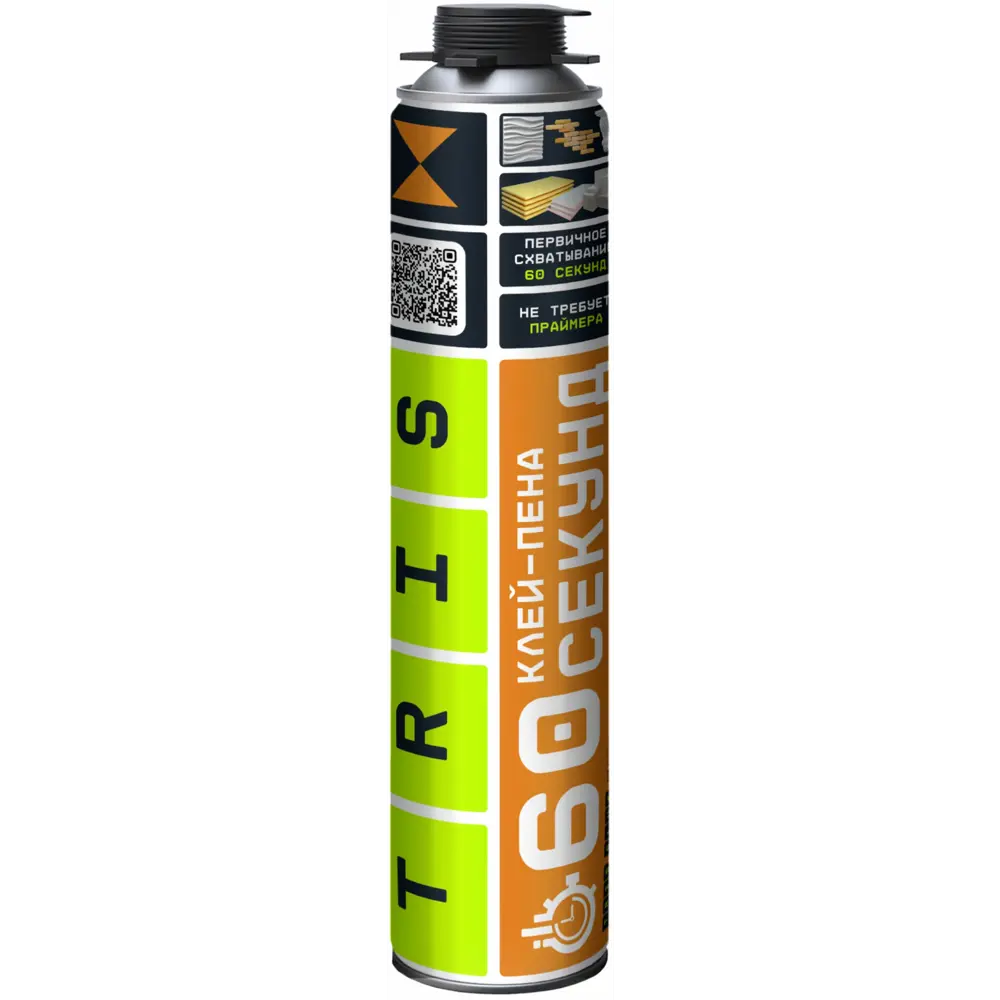 Клей-пена Tris 60 секунд универсальный 830 г STLM-2194864