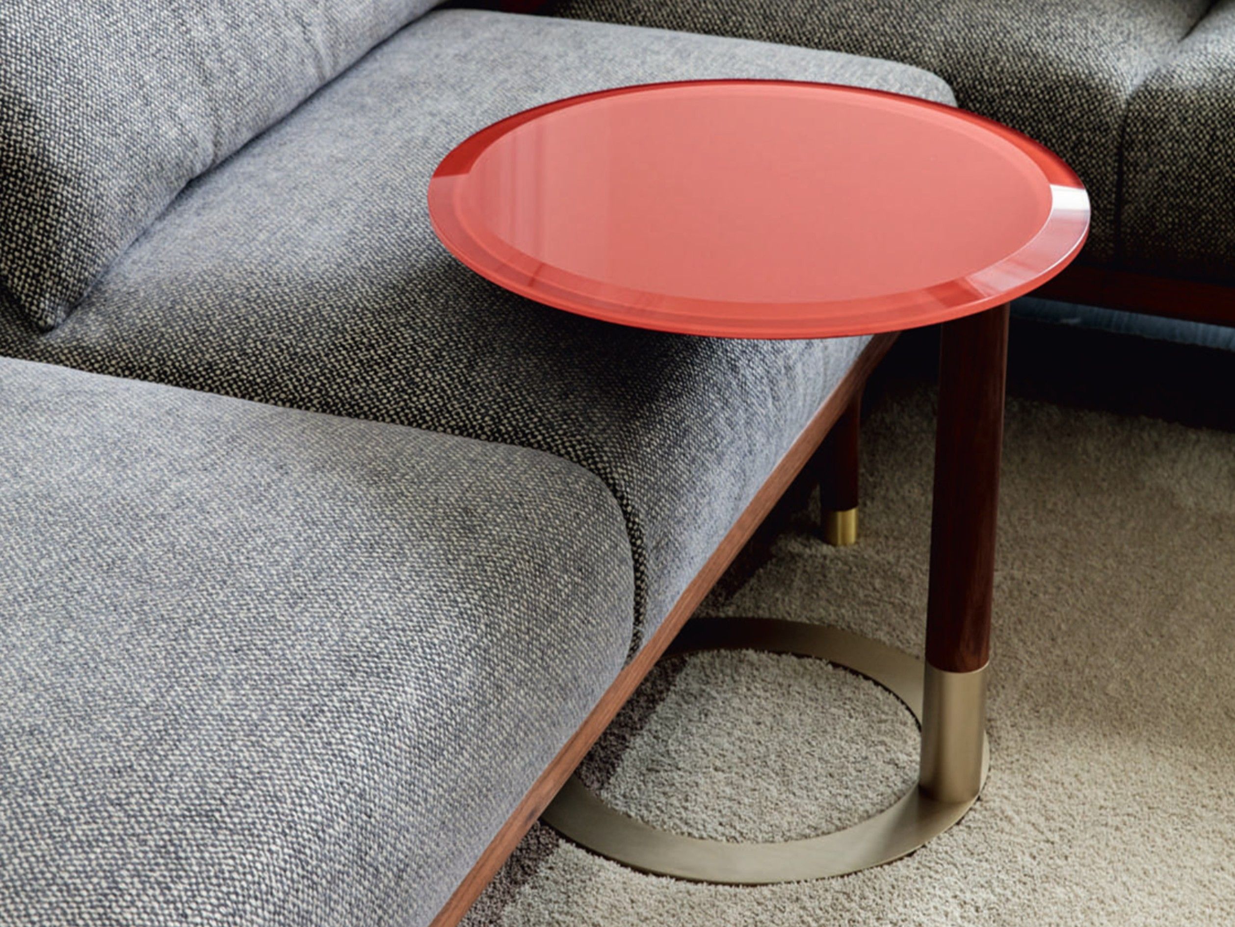 Деревянный круглый журнальный столик Porada Soul ARCH-00005031 - Вид №1