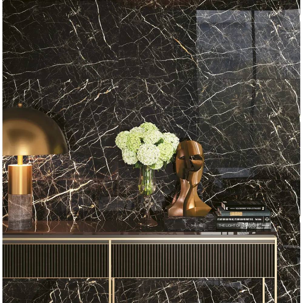 Керамогранит Allure Imperial Black 45x45 см 1.215 м² матовый цвет черный Santreyd STLM-2209904