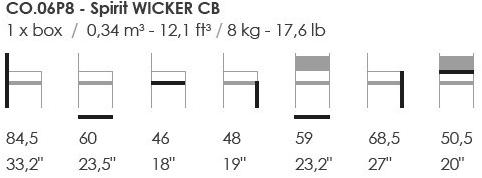 Fenabel Стул из массива дерева с подлокотниками Spirit sun-id-1420107 - Вид №3