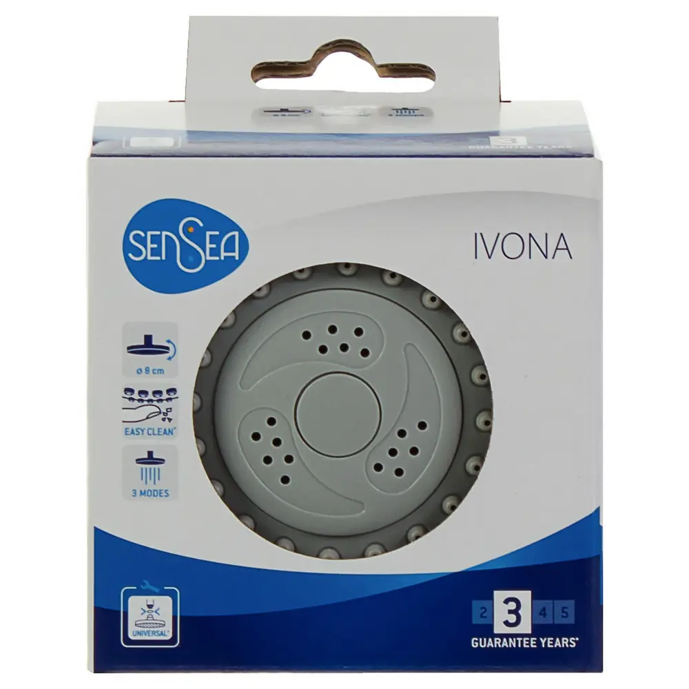 Лейка для душа Sensea Ivona 8 см цвет хром STLM-2180724 - Вид №2