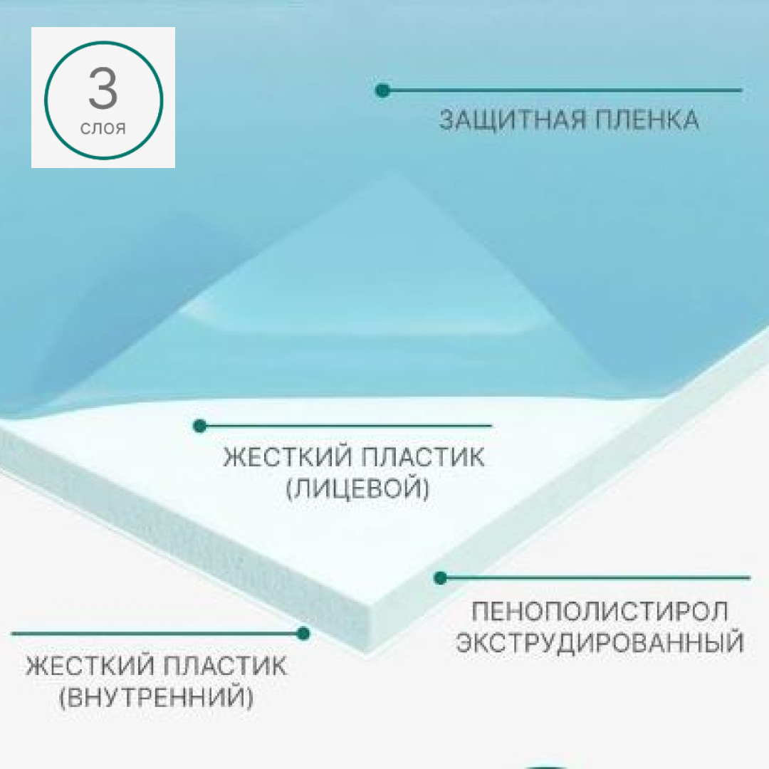 Сэндвич-панель Stella 3000*600*10мм (упак. 3 шт.) STSR-1977  - Вид №2