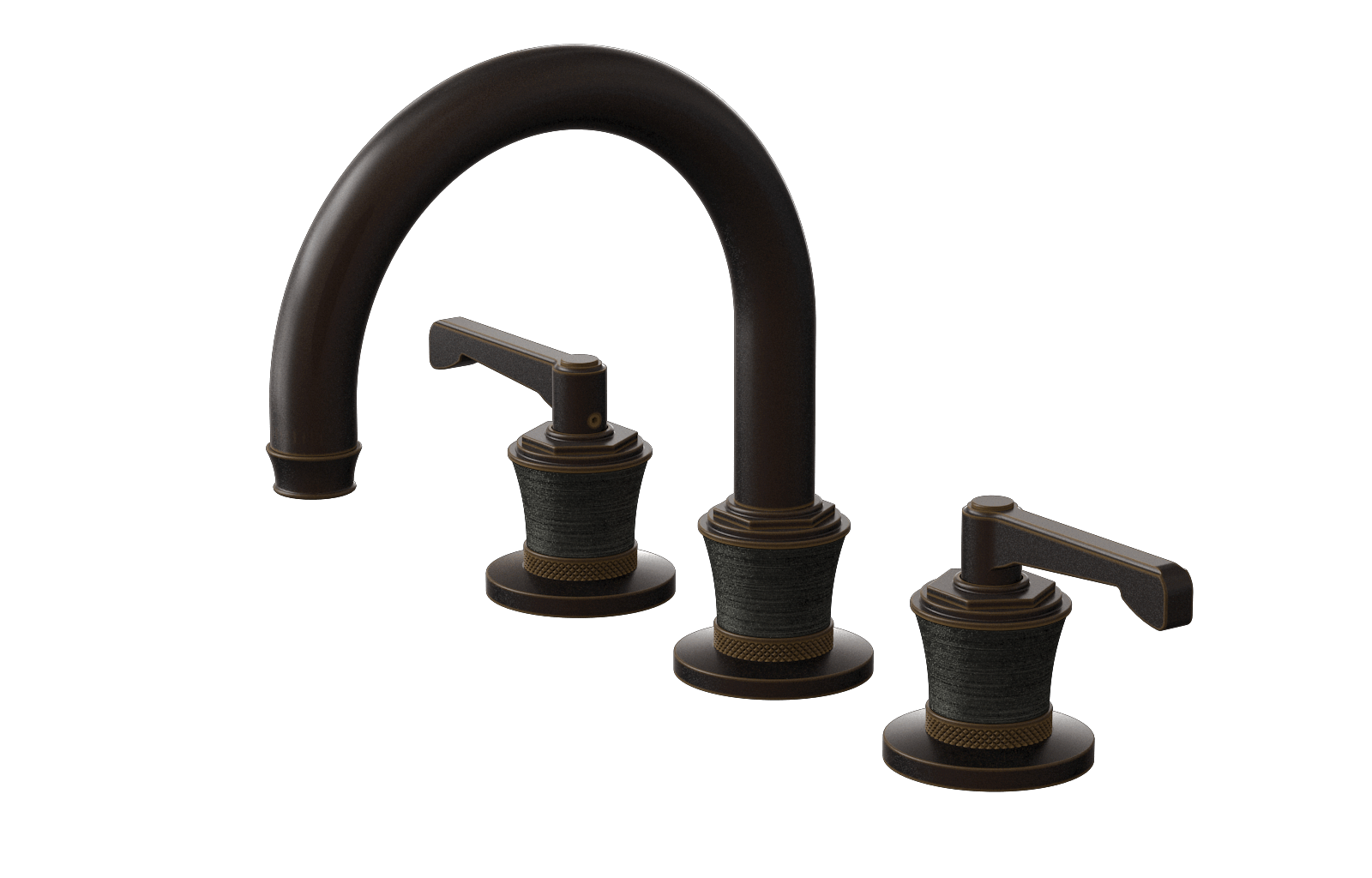 E-11612-R3BOX-LM60B-OB Смеситель для умывальника на 3 отвертия GRAFF Vignola