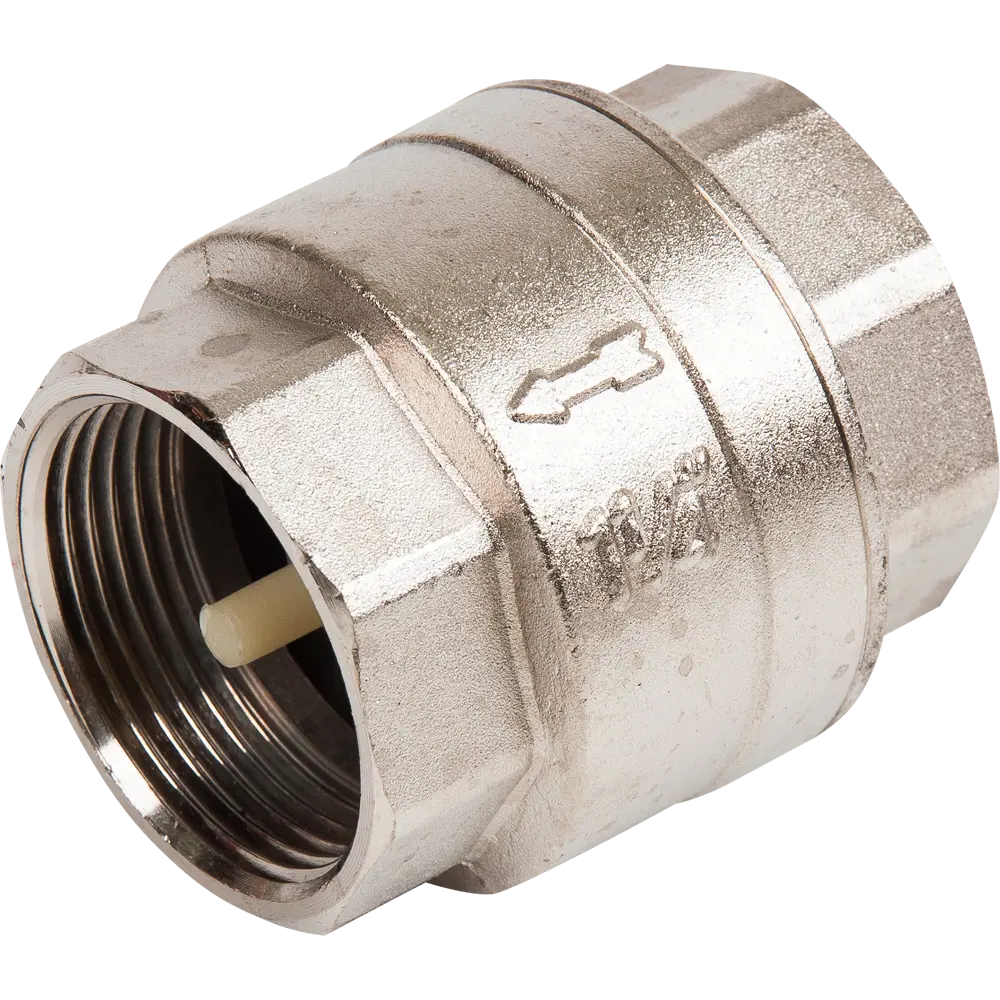 Клапан обратный Valtec 1 1/4", никелированная латунь VT.161.N.07 STLM-2083813