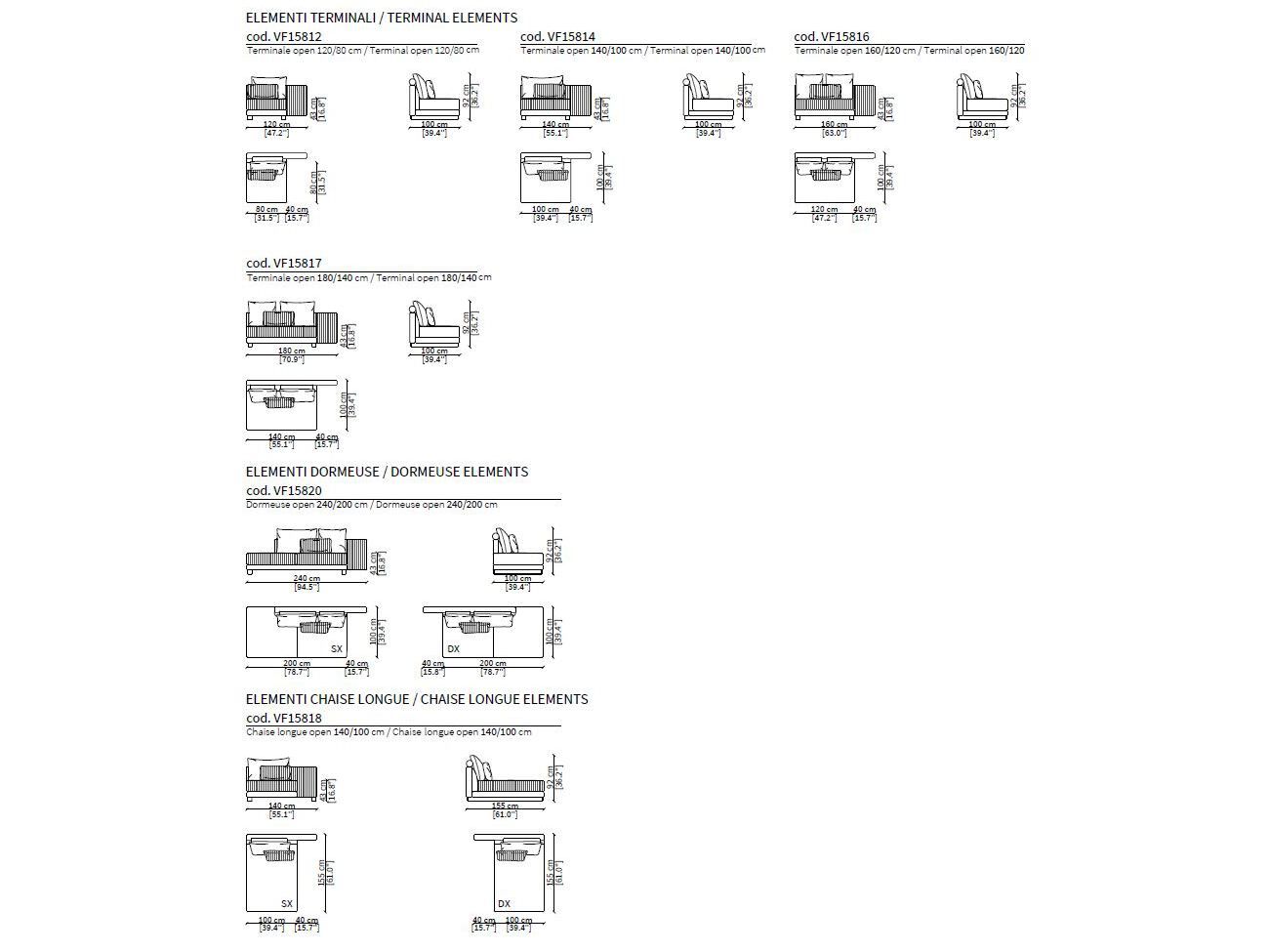 Модульный тканевый диван Vittoria Frigerio BRANDOLINI ARCH-00004613 - Вид №8