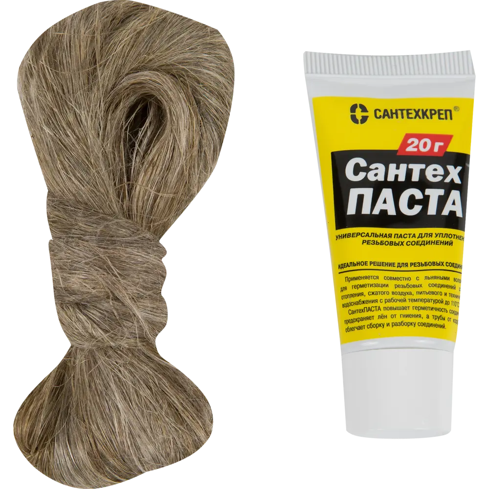 Комплект монтажный №1 сантехнический (паста 20 г лён 14 г) Santreyd STLM-2072440