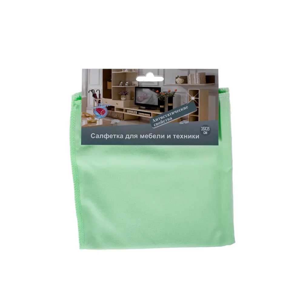 Салфетка для глянцевых поверхностей 35х35 см микрофибра Santreyd STLM-2098806