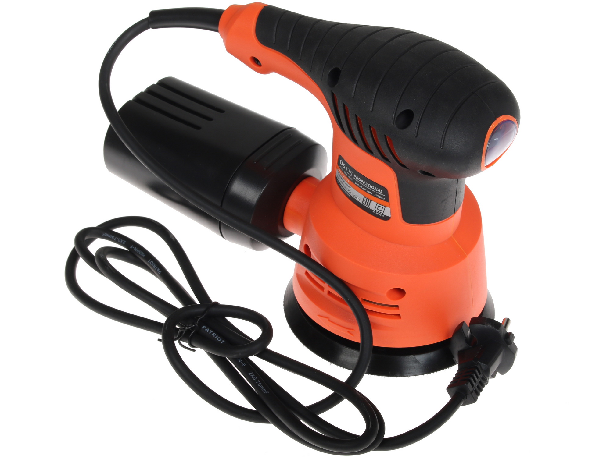 Эксцентриковая шлифмашинка Patriot OS 125 1133793 STDN-0120114 - Вид №6