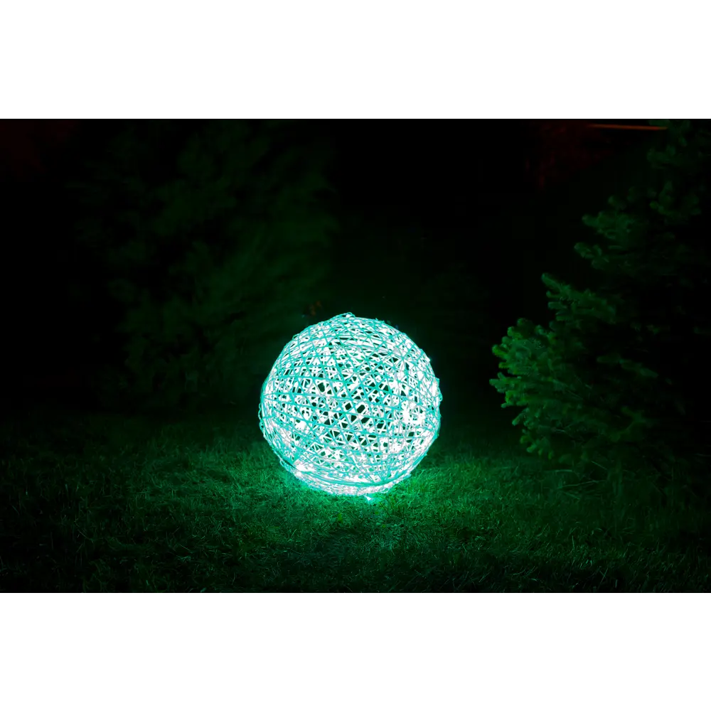 Электрическая светящиеся фигура Шар 300 LED 150x150x150 см теплый белый свет 86164036 STLM-2138950 AJURIO 