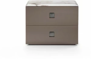 Flexform Лаковая прикроватная тумба с ящиками Rafael