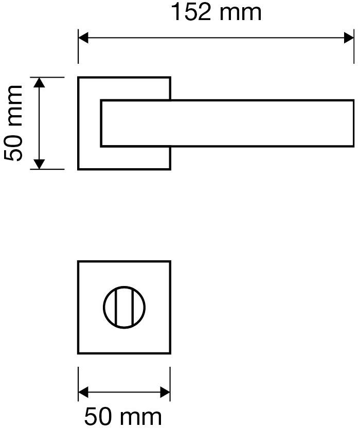 LINEA CALI' Ручка из латуни на розетке с замком Dynamic sun-id-1417306 - Вид №5