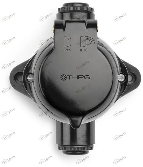 THPG Единая водонепроницаемая электрическая розетка из бакелита  100829 