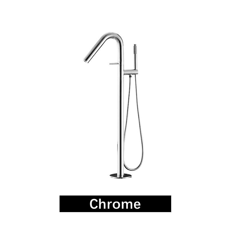 Латунный напольный смеситель для ванны с ручным душем Fontana Showers FS1382 ARCH-00031590 - Вид №3
