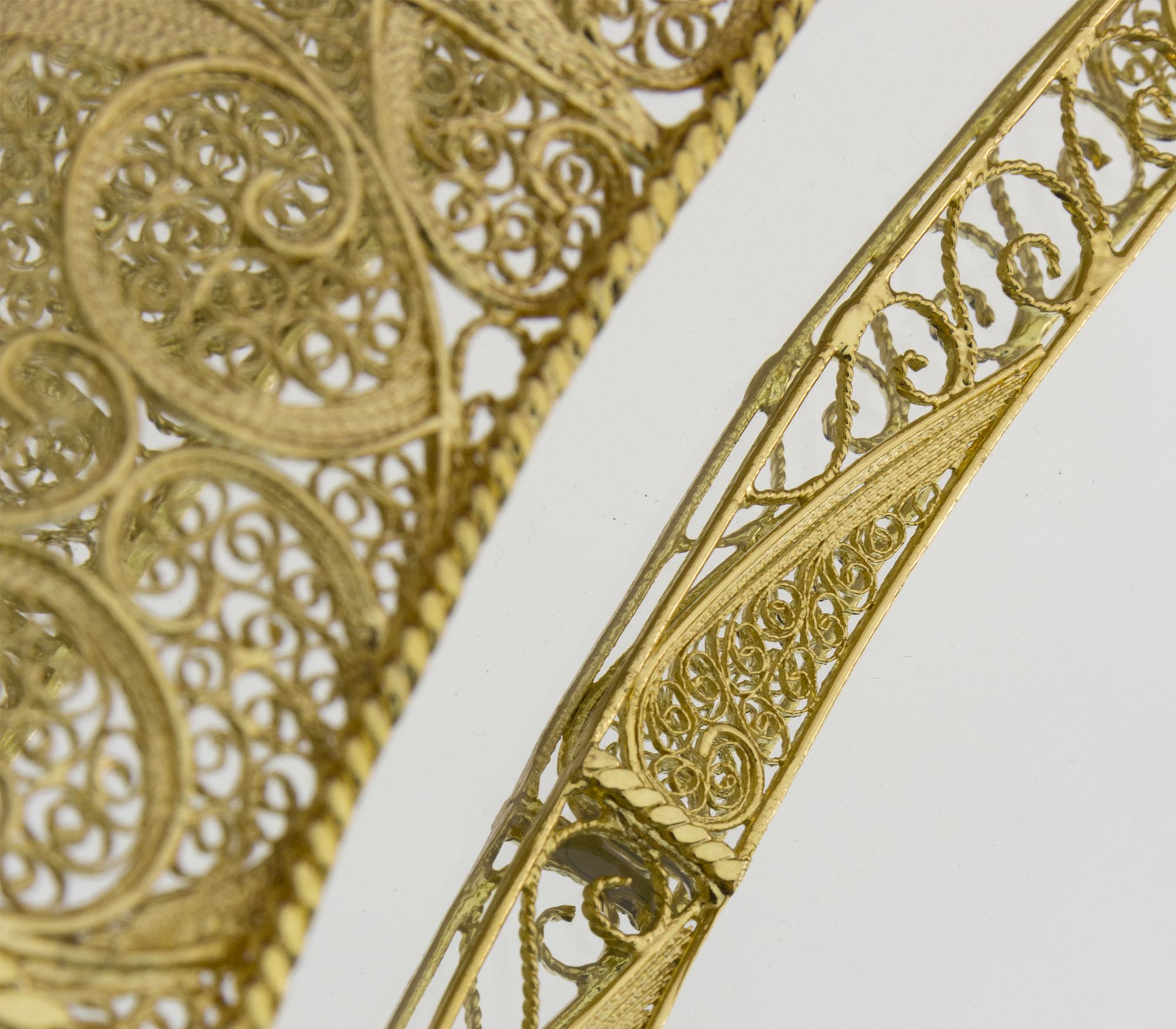 0-023 Кольцо филигранное зеркало Boca Do Lobo  - Вид №2