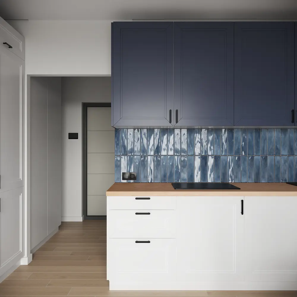 KONSENSA Фальшпанель Котлас белая для кухни 37×102 см 89387739 STLM-1574043 - Вид №9